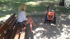Opilá matka s kočárkem se před strážníky rozplakala Opilá matka s kočárkem se před strážníky rozplakala