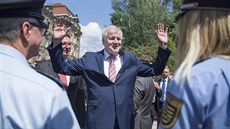 Nmecký ministr vnitra Horst Seehofer 28. kvtna 2018 bhem své návtvy...