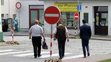 Stavba kruhové křižovatky u pelhřimovského kina Vesmír výrazně zasáhla do... Stavba kruhové křižovatky u pelhřimovského kina Vesmír výrazně zasáhla do...