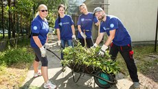 Dobrovolníci z P&G se již pošesté zapojili do Give & Gain Day Dobrovolníci z P&G se již pošesté zapojili do Give & Gain Day