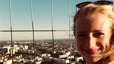 Petra Záplatová na své oblíbené vyhlídce v Lipsku Petra Záplatová na své oblíbené vyhlídce v Lipsku