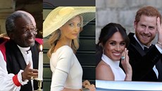Biskup Michael Curry, modelka Tereza Maxová, vévodkyně Meghan a princ Harry Biskup Michael Curry, modelka Tereza Maxová, vévodkyně Meghan a princ Harry
