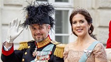 Dánský korunní princ Frederik a korunní princezna Mary (Kodaň, 26. května 2018) Dánský korunní princ Frederik a korunní princezna Mary (Kodaň, 26. května 2018)