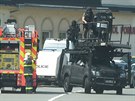 Zásahová jednotka při akci na okraji Ostravy, kde se zabarikádoval 44letý muž a...