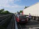 Dopravní zácpa D46 Prostějov - Olomouc Dopravní zácpa D46 Prostějov - Olomouc