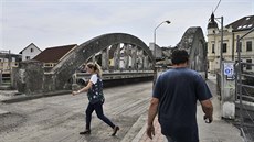 Velké Meziříčí, obloukový most, Třebíčská ulice, demolice, historie, doprava,... Velké Meziříčí, obloukový most, Třebíčská ulice, demolice, historie, doprava,...