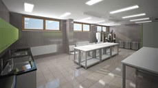 Plánovaná podoba laboratoří Ústavu technologie potravin zlínské univerzity. Plánovaná podoba laboratoří Ústavu technologie potravin zlínské univerzity.