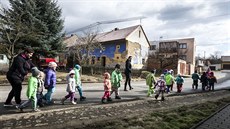 Jeden z nejstarších domů v Tučíně na Přerovsku (na snímku po zahájení... Jeden z nejstarších domů v Tučíně na Přerovsku (na snímku po zahájení...