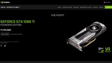 Nejlevnější grafická karta GTX 1080 Ti v Česku není i přes zahájenou kampaň na... Nejlevnější grafická karta GTX 1080 Ti v Česku není i přes zahájenou kampaň na...