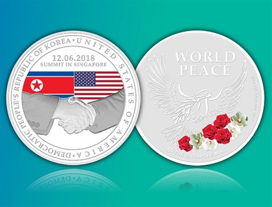 Pamtní mince k píleitosti summitu USAKLDR