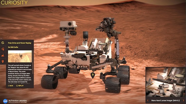 Vozítko Curiosity je na Marsu od roku 2012 a NASA i díky němu nabízí... Vozítko Curiosity je na Marsu od roku 2012 a NASA i díky němu nabízí...