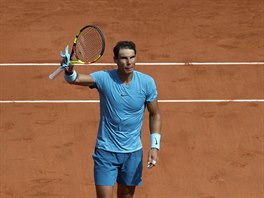 Rafael Nadal sal postup do osmifinle Roland Garros.