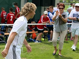 Nadení a radost. Pavel Nedvd si vyslechl mnoho potlesku.