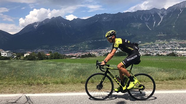 esk cyklista Roman Kreuziger si u v ervnu projdl tra svtovho ampiontu v Innsbrucku, kter se kon na konci z.