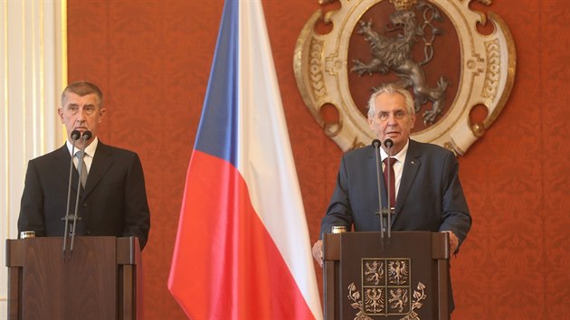 Jmenování Andreje Babiše premiérem (6. června 2018)