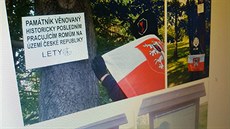 Záběr webové stránky, kam extremisté umístili fotografie zhanobeného památníku... Záběr webové stránky, kam extremisté umístili fotografie zhanobeného památníku...