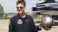 Pedvádcí pilot belgického letectva Stefan "Vador" Darte