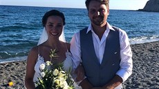 Josef Vágner a Marlene Straube se vzali na Krétě Josef Vágner a Marlene Straube se vzali na Krétě