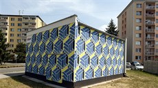 Další dvě prostějovské trafostanice v ulicích Švýcarská a E. Valenty (na... Další dvě prostějovské trafostanice v ulicích Švýcarská a E. Valenty (na...