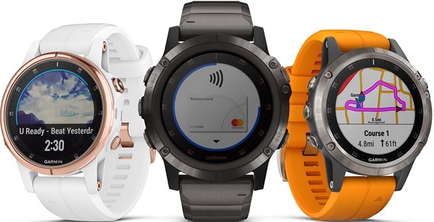 Trojice nových hodinek Garmin Fenix Plus Trojice nových hodinek Garmin Fenix Plus