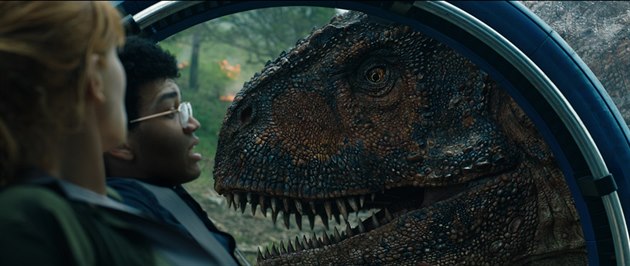 Záběr z filmu Jurský svět: Zánik říše Záběr z filmu Jurský svět: Zánik říše