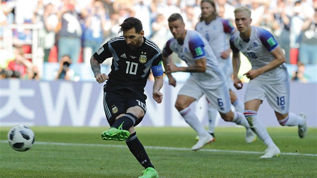 Lionel Messi v zpase s Islandem nazenou penaltu nepromnil.