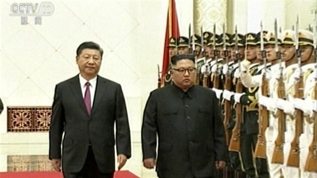 nsk prezident Si in-pching se 19. ervna 2018 setkal se severokorejskm vdcem Kim ong-unem.