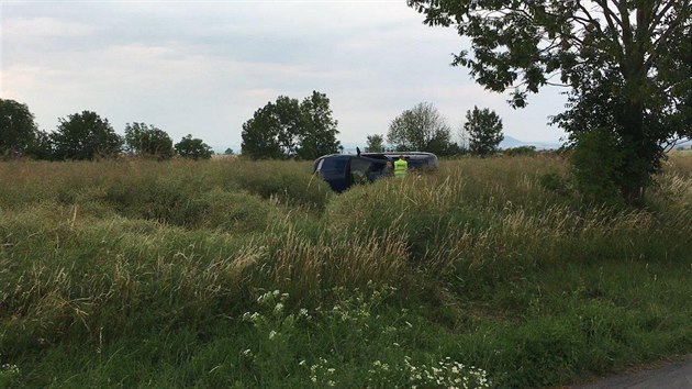 Smrteln nehoda na Kladensku u obce Slatina. (17.6.2018)