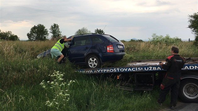 Smrteln nehoda na Kladensku u obce Slatina. (17.6.2018)