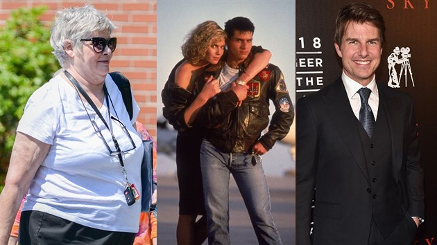 Kelly McGillisov a Tom Cruise v letech 1986 a 2018