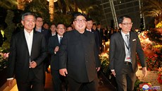Severokorejský vdce Kim ong-un vyrazil na prohlídku Singapuru (11. ervna...