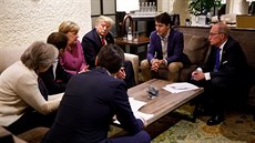 Jednání lídr stát G7 na summitu v Kanad (8. ervna 2018)