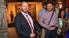 Primátor Liberce Tibor Batthyány (vlevo) a vedoucí odboru kanceláře libereckého... Primátor Liberce Tibor Batthyány (vlevo) a vedoucí odboru kanceláře libereckého...