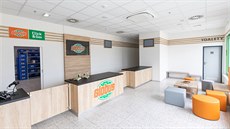 Výdejna zboží hypermarketu Globus na Zličíně Výdejna zboží hypermarketu Globus na Zličíně