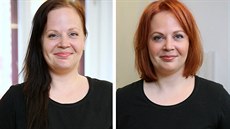 Z mladé maminky Veroniky udělala kadeřnice půvabnou kočku. Z mladé maminky Veroniky udělala kadeřnice půvabnou kočku.