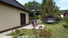 Pohled na terasu na jižní straně Pohled na terasu na jižní straně