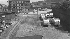 Autobusové nádraží Florenc v centru Prahy slaví 70. let od svého založení.... Autobusové nádraží Florenc v centru Prahy slaví 70. let od svého založení....