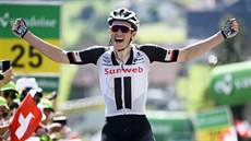 Sören Kragh Andersen z stáje Sunweb si dojel pro triumf v šesté etapě Kolem... Sören Kragh Andersen z stáje Sunweb si dojel pro triumf v šesté etapě Kolem...