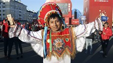 Peruánský fanoušek na MS v Rusku Peruánský fanoušek na MS v Rusku