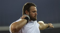 Koulař Tomas Walsh z Nového Zélandu vytvořil nový rekord Zlaté tretry - 22,16. Koulař Tomas Walsh z Nového Zélandu vytvořil nový rekord Zlaté tretry - 22,16.