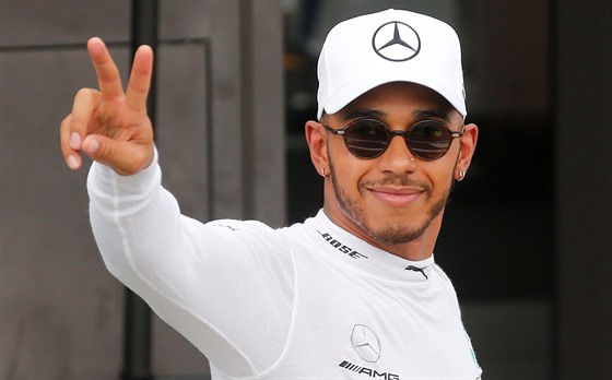 Lewis Hamilton, vítz kvalifikace na Velkou cenu Francie