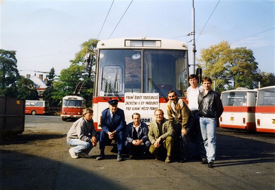 První idii, kteí jezdili s trolejbusy v Praze, se kolili v pardubickém...