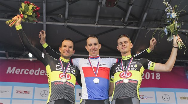 Mistrovství České republiky v silniční cyklistice ovládl Josef Černý... Mistrovství České republiky v silniční cyklistice ovládl Josef Černý...