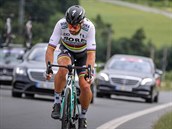 Peter Sagan na trati mistrovstv eska a Slovenska v Plzni