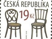 Příležitostná poštovní známka připomíná tradici výroby ohýbaného nábytku. Příležitostná poštovní známka připomíná tradici výroby ohýbaného nábytku.
