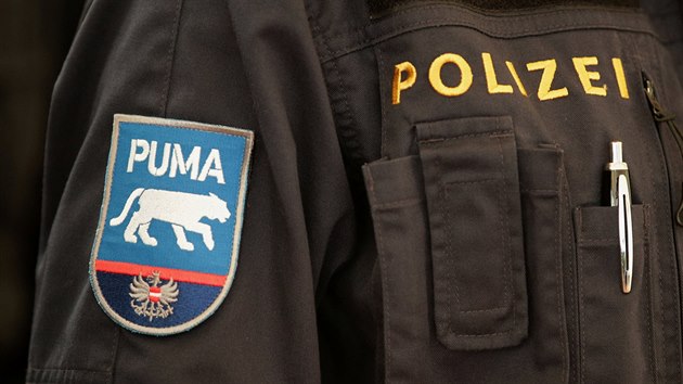 Cvien rakousk pohranin policie na hranicch Slovinska (26. ervna 2018)
