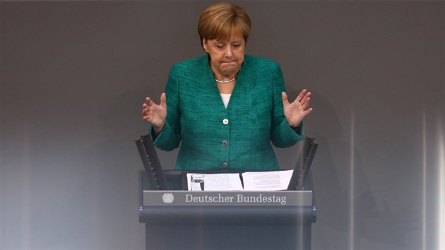 Projev nmeck kanclky Angely Merkelov ve Spolkovm snmu (28. ervna 2018)