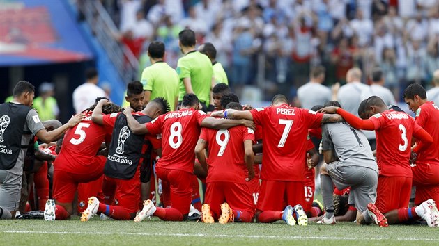 Fotbalist Panamy spolen lituj prohry 1:6 s Angli.