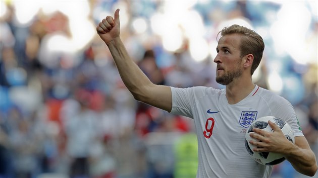 Harry Kane z Anglie dkuje pznivcm za podporu v utkn s Panamou.