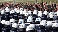 Cvičení rakouské pohraniční policie na hranicích Slovinska (26. června 2018) Cvičení rakouské pohraniční policie na hranicích Slovinska (26. června 2018)